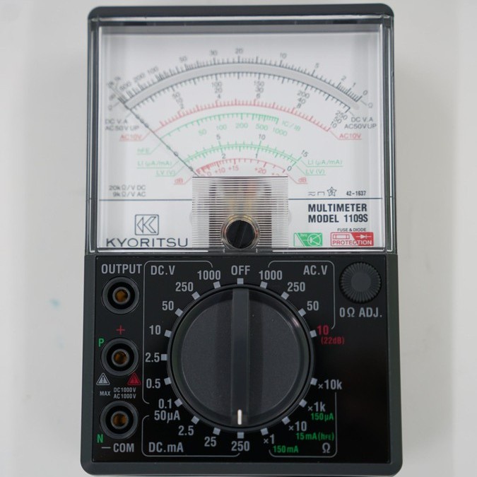 KYORITSU มัลติมิเตอร์ Analog Multimeter รุ่น KEW 1109S 3xuorf6n3j