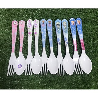 ช้อน+ส้อมเมลามีน 7.25