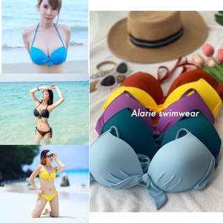 บิกินีโบว์ งานพรีเมียม 🔥 Bikini ผูกโบว์ด้านหน้า🎀  พร้อมส่งจ้า ผ้าว่ายน้ำอย่างดี มีฟองน้ำ ทะเลนี้ต้องใส่บิกินีกันแล้วจ้า