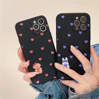 เคสมือถือ เคสไอโฟน เคสโทรศัพท์มือถือ ซิลิโคนนิ่ม TPU กันกระแทก ลายการ์ตูนน่ารัก สําหรับ Iphone 13 12 11 XR Pro max 8 mini max