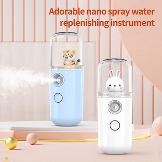 น่ารัก Pet Creative Hydrating Instrument Mini Nano Sprayer Protable Mist Face Hydrating มือถือแบบพกพาสเปรย์น้ำ Humidifier สเปรย์ขวด Flowerdance