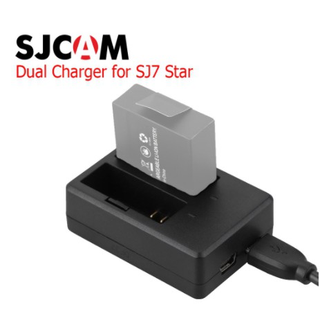 SJCAM DUAL-SLOT CHARGER FOR SJ7 Star แท่นชาร์จคู่ SJ มีประกัน