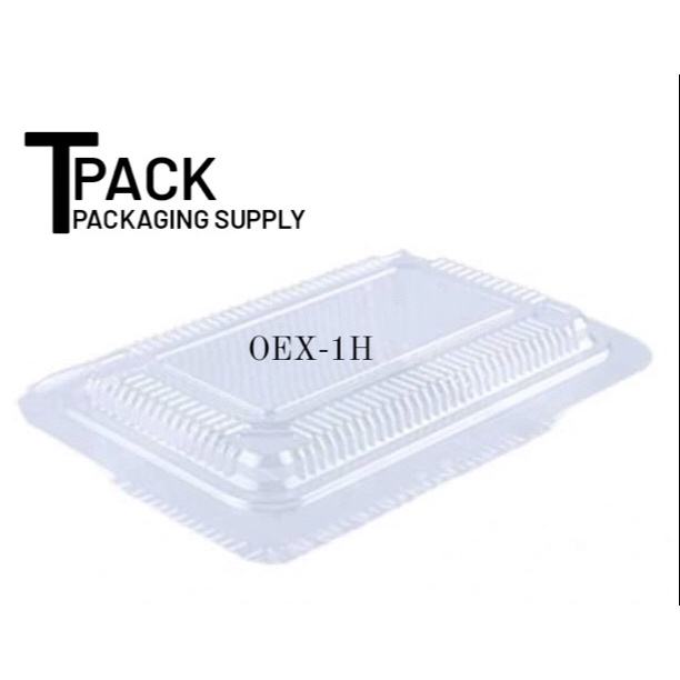 กล่องใส OPS OEX-1H  กล่องใส่อาหาร  กล่องพลาสติก (100ชิ้น)