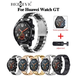 22 มม. สายนาฬิกาข้อมือสแตนเลส Huawei Watch GT สายนาฬิกา For Huawei GT Metal Strap