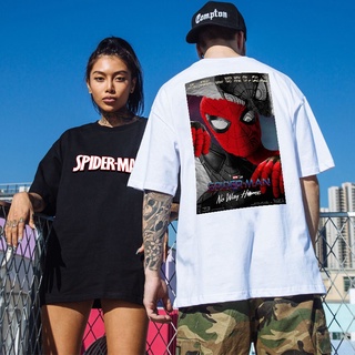 เสื้อยืดผ้าฝ้ายพิมพ์ลายแฟชั่น เสื้อยืดคอกลม แขนสั้น พิมพ์ลาย Spider-Man No Way Home โอเวอร์ไซซ์ แฟชั่นฤดูร้อน สําหรับผู้