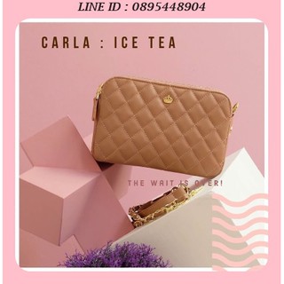 กระเป๋า KEEP รุ่น Carla สวยตาแตกมาก ~ พิเศษหมุด logo Brand รอบก้นกระเป๋าทำให้ดูมีดีเทลมากขึ้น   สีทองแบบ อ่อนๆ สว่างๆ รั