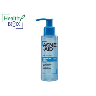 ACNE AID Gel Cleanser Sensitive Skin 100ml ทำความสะอาดผิวหน้า สำหรับผิวแพ้ง่าย เป็นสิวง่าย (V)