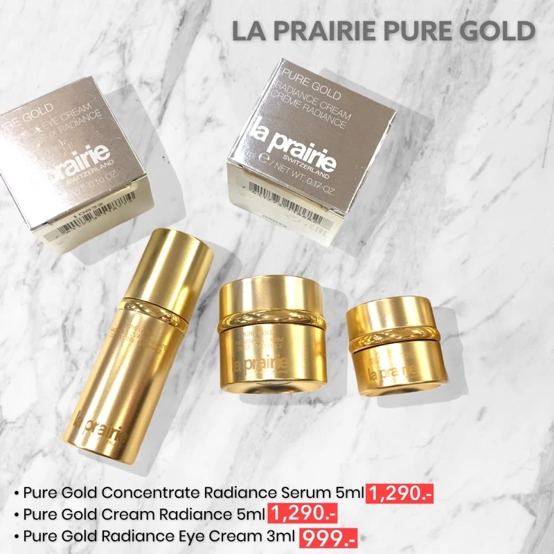 📍สินค้าเคาเตอร์แท้💯% #คอลเลคชั่นรุ่นใหม่ล่าสุด LA PRAIRIE " PURE GOLD COLLECTION "