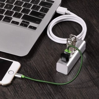 HOCO HB1/HB1A 4 Port USB HUB 5.0V เพิ่มช่องเสียบ USB สายยาว 80/100 เซ็นติเมตร USB 2.0
