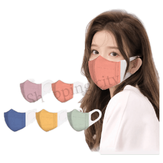 Morandi 3D Mask ป้องกันและกระชับใบหน้าใส่สบายยืดหยุ่นไม่เจ็บหู (แบบใหม่10ชิ้น/แพค)