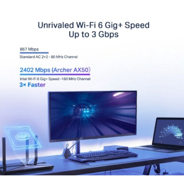 TP-LINK Archer AX3000 AX50 Dual Band Gigabit Wi-Fi 6 Router ...