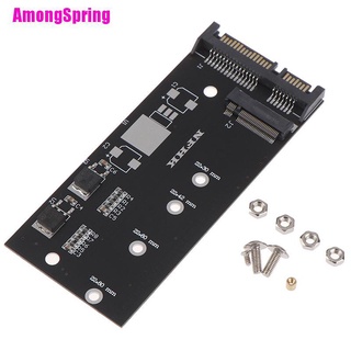 (Amongspring) อะแดปเตอร์ขยาย B + M Key M.2 Ngff Ssd เป็น M.2 Sata 3 Raiser M.2 เป็น Sata