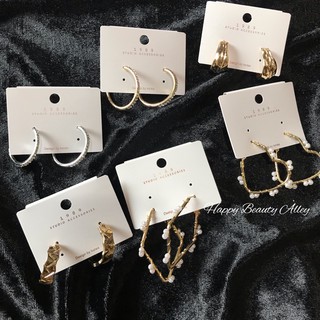 พร้อมส่ง ต่างหู แฟชั่น earing