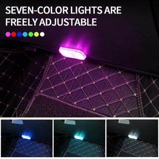 （พร้อนส่ง）ไฟ LED ไช้ในรถยนต์สัมผัส ไฟไร้สาย ชาร์จง่าย ไฟในตู้เสื้อผ้า ไฟอ่านหนังสือ แบบมีแม่เหล็กพร้อมสติ๊กเกอร์