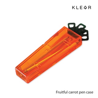 KlearObject Fruitful carrot pen case กล่องอะคริลิคใส่ปากกา กล่องใส่ดินสอ ที่ใส่เครื่องเขียน แครอท กล่องดินสอ กล่องปากกา