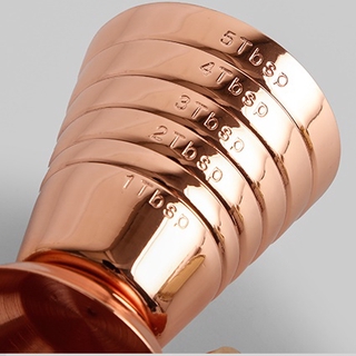 จิกเกอร์ ถ้วยตวง สแตนเลส  2.5oz(75ml) สีโรสโกลด์ 1610-691-C15