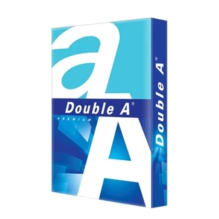 [แพ็คคู่] Double A กระดาษถ่ายเอกสาร A4 80แกรม จำนวน 2 รีม 500แผ่น/รีม