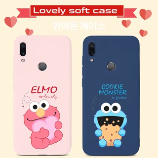 กรณี Huawei Honor X10 30S V30 9C 9S 8A 7S Play 4 Pro Honor 10 20 7C 8X 10i V20 Honor 9 10 20 Lite Case Sesame Street Cute Design Soft TPU Cases