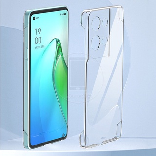 Oppo Reno 8 / Reno 8 Pro 5G เคสใส ไม่มีกรอบ แข็ง PC เคสโทรศัพท์ด้านหลัง