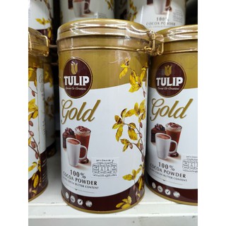 Tulip Gold ผงโกโก้ทิวลิป 100% ไขมัน 22-24% ขนาด 400 กรัม