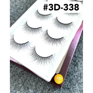 💋ถูกที่สุด!! ขนตาปลอม Marlliss กล่องม่วง 5 คู่ เบอร์ 3D 338 สวยธรรมชาติ หรือสายฝอก็ได้