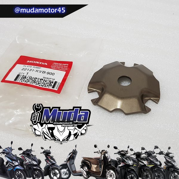 RAMP จาน VARIO 110 BEAT SCOOPY FI INJECTION ESP 22131-KVB-900 ฝาครอบจาน FACE COMP PULLEY 22131KVB900