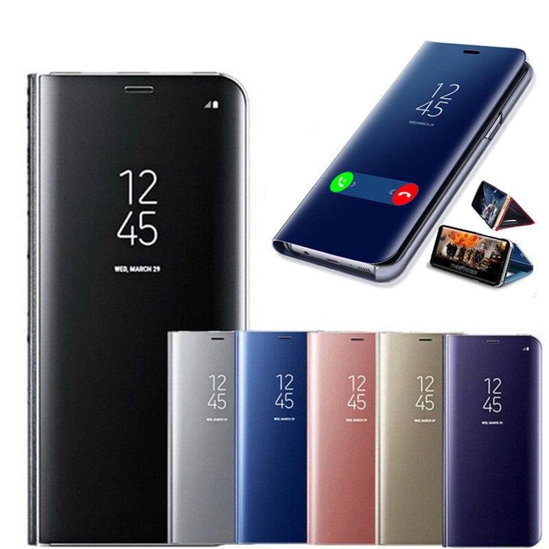 MobileCare MirrorShiny Case Samsung Galaxy A02, A12, A32, A32 5G, A42 5G, A52 5G, A31, A51, A71, A71 5G Flip Cover