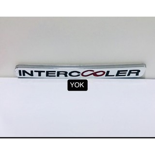 โลโก้คำว่าIntercoolerติดรถยนต์Toyotaราคาต่อชิ้น