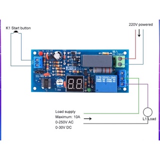 Ac220 v timer reley รีเลย์ควบคุมการเปิด/ปิดอุปกรณ์ไฟฟ้า