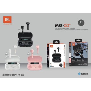 หูฟังบลูทูธJBL MG-S23 TWS หูฟังไร้สายบลูทูธBluetooth V5.1