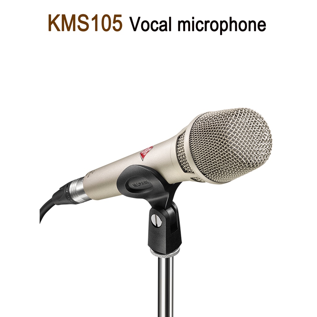 Neumann KMS105 ไมโครโฟนคอนเดนซาดอร์เสียงร้องสําหรับโบสถ์เวทีสตูดิโอ Tiktok ถ่ายทอดสด