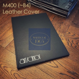 Art/Decor M400 สมุดวาดเขียน สมุดสเก็ตสีดำ 26 X 37.5 cm กระดาษ 100 แกรม | Premium Sketch Book 100-GSM paper Leather Cover