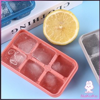 NKK แม่พิมพ์น้ำแข็งก้อน ฝาปิด พร้อมฝา 6 ช่อง Ice tray mould