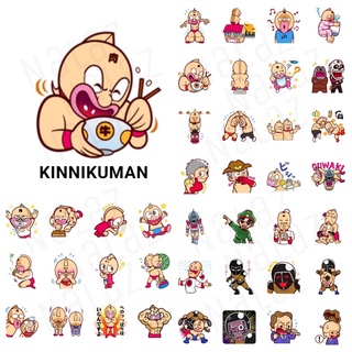 คินนิคุแมน สติกเกอร์ไลน์ Kinnikuman ศึกสุดยอดแทคทีมยอดมนุษย์ ภาษาญี่ปุ่น ไม่หมดอายุ