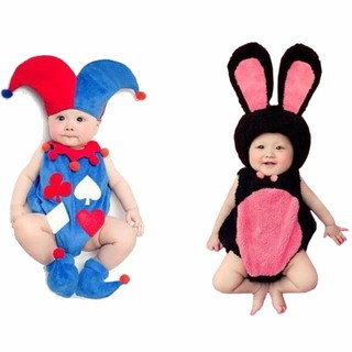 BabyGaga ชุดแฟนซีเด็กทารกโจ๊กเกอร์+กระต่ายน้อย Joker &amp; Bunny Fancy Costume