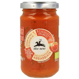 อัลเซเนโร่ซอสมะเขือเทศออร์แกนิคอาร์ราเบียต้า 200กรัม Alzero Organic Tomato Sauce Arbabita 200g