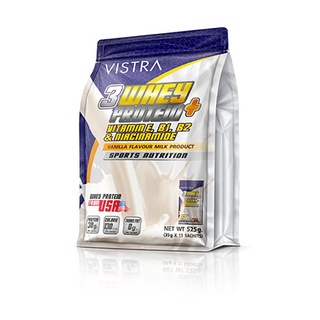 Vistra 3Whey Protein Plus Chocolate วิสทร้า 3 เวย์ โปรตีน พลัส สำหรับคนออกกำลังกาย