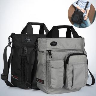 กระเป๋าสะพายไหล่กระเป๋าถือสําหรับผู้ชายผ้าไนล่อนใส่แล็ปท็อป crossbody messenger