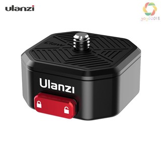 Ulanzi Claw Quick Release Plate ขนาดมินิ Qr Plater พร้อมสกรู 1 / 4 นิ้ว 50 กก . สําหรับกล้อง Dslr