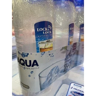 ขวดน้ำดื่มพลาสติก Lock&Lock แพ็ค 3 ใบ ฝาสีน้ำเงิน ขนาด 1.5 ลิตร