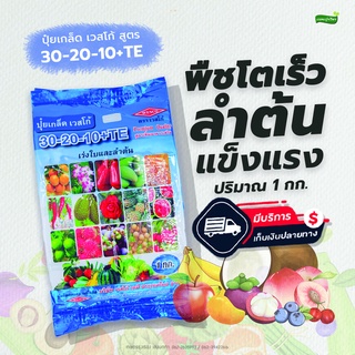 ปุ๋ยเวสโก้ สูตร 30-20-10 [พืชโตไว เขียวทน เเข็งเเรง ใบดกใบหนา]