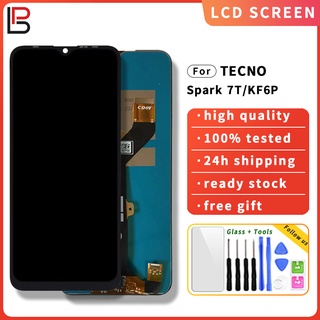 อะไหล่หน้าจอสัมผัส Lcd แบบเปลี่ยน สําหรับ Tecno Spark 7T KF6P