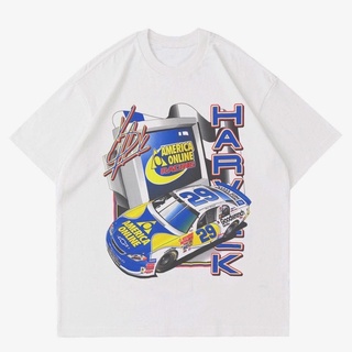 เสื้อยืดสีขาวHotwheels VINTAGE เสื้อยืด | เสื้อยืดแขนสั้น พิมพ์ลาย Nascar HOT WHEELS | เสื้อยืด พิมพ์ลายรถแข่ง สีดํา | เ