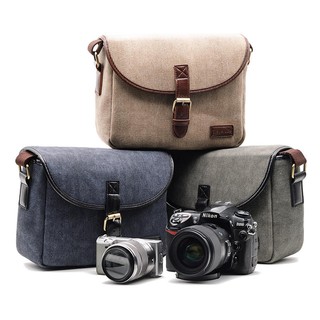 Travel Life Korean Style Canvas Camera Bag กระเป๋ากล้อง แบบสะพายข้าง แนวเกาหลี