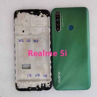 Body ชุดบอดี้ Realme 5i เคสกลาง+ฝาหลัง ใหม่ คุณภาพสวย บอดี้Realme5i