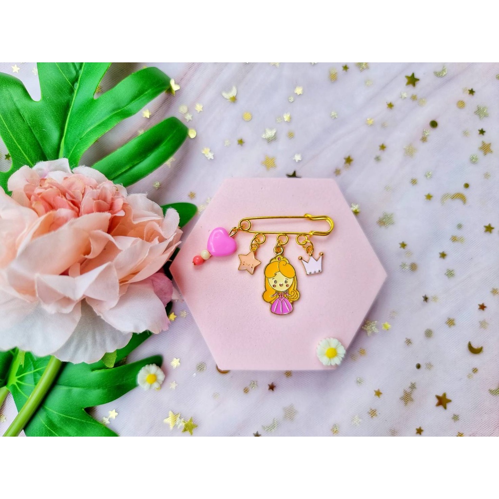 เข็มกลัดคนท้องสุดน่ารักเจ้าหญิงสุดน่ารัก(พร้อมส่ง) - รูปที่ 4