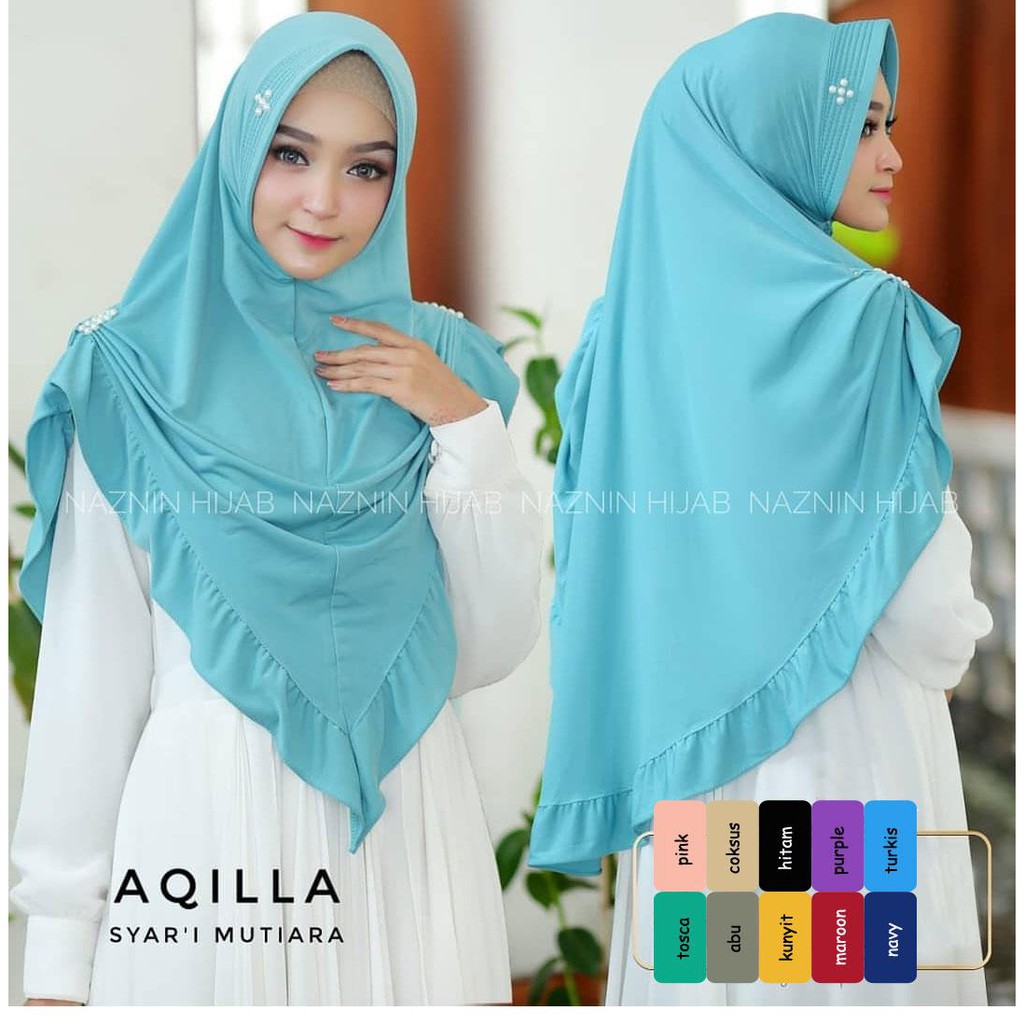 Kadela Khimar Hijab Instant Veil / Crepe Chiffon / Hijab สวยๆ / Hijab