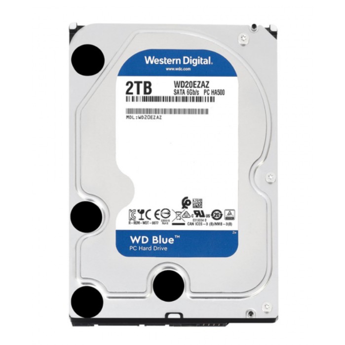 🔥ขายดีมาก🔥 2TB HDD (ฮาร์ดดิสก์) WD BLUE 7200RPM SATA III (WD20EZBX) รับประกัน 3 - Y