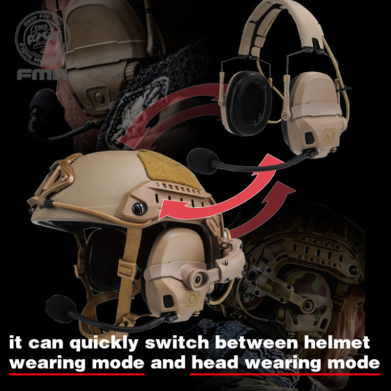 FMA AMP Tactical Headset Communication Noise Reduction 1372