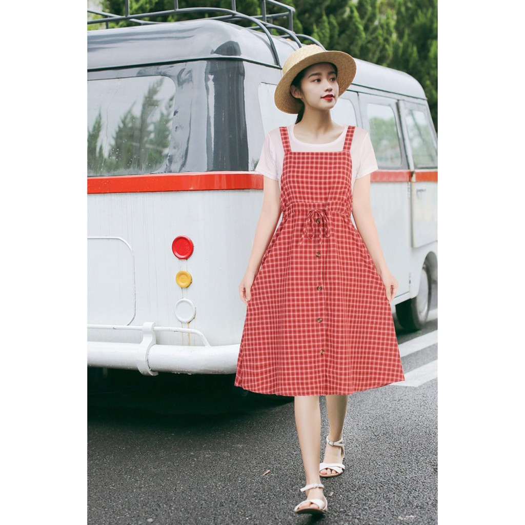 💕💕กระโปรงยาว แถมเสื้อตัวใน L0759* - รูปที่ 3